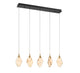 KOSMOS 12386-02, 5 Light Linear LED Chandelier