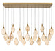 KOSMOS 12389-030, 20 Light Rectangular LED Chandelier