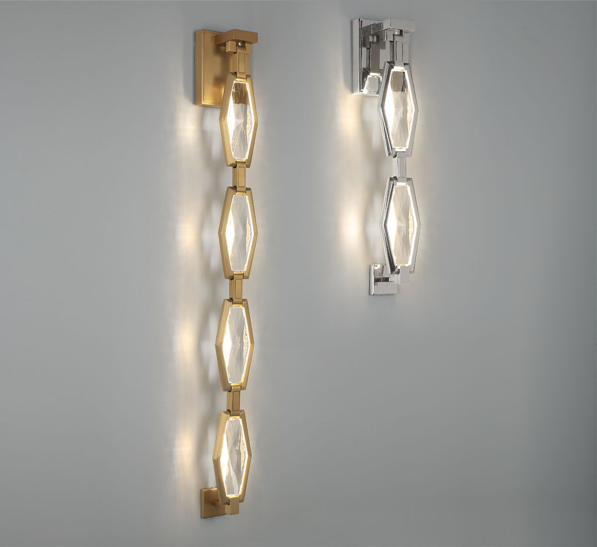 RIMINI 12391-058, 2 Light LED Wall Mount