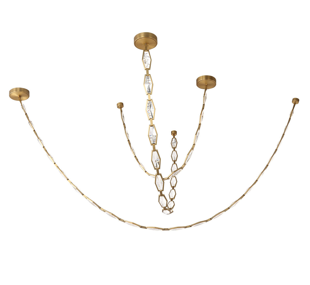 Dimmable 15 Light LED Chandelier - RIMINI 12395-022