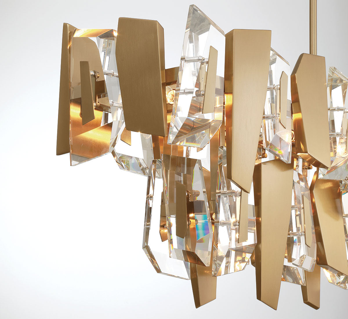 CASTELLANA 12404-037, 2 Tier 14 Light Linear Chandelier