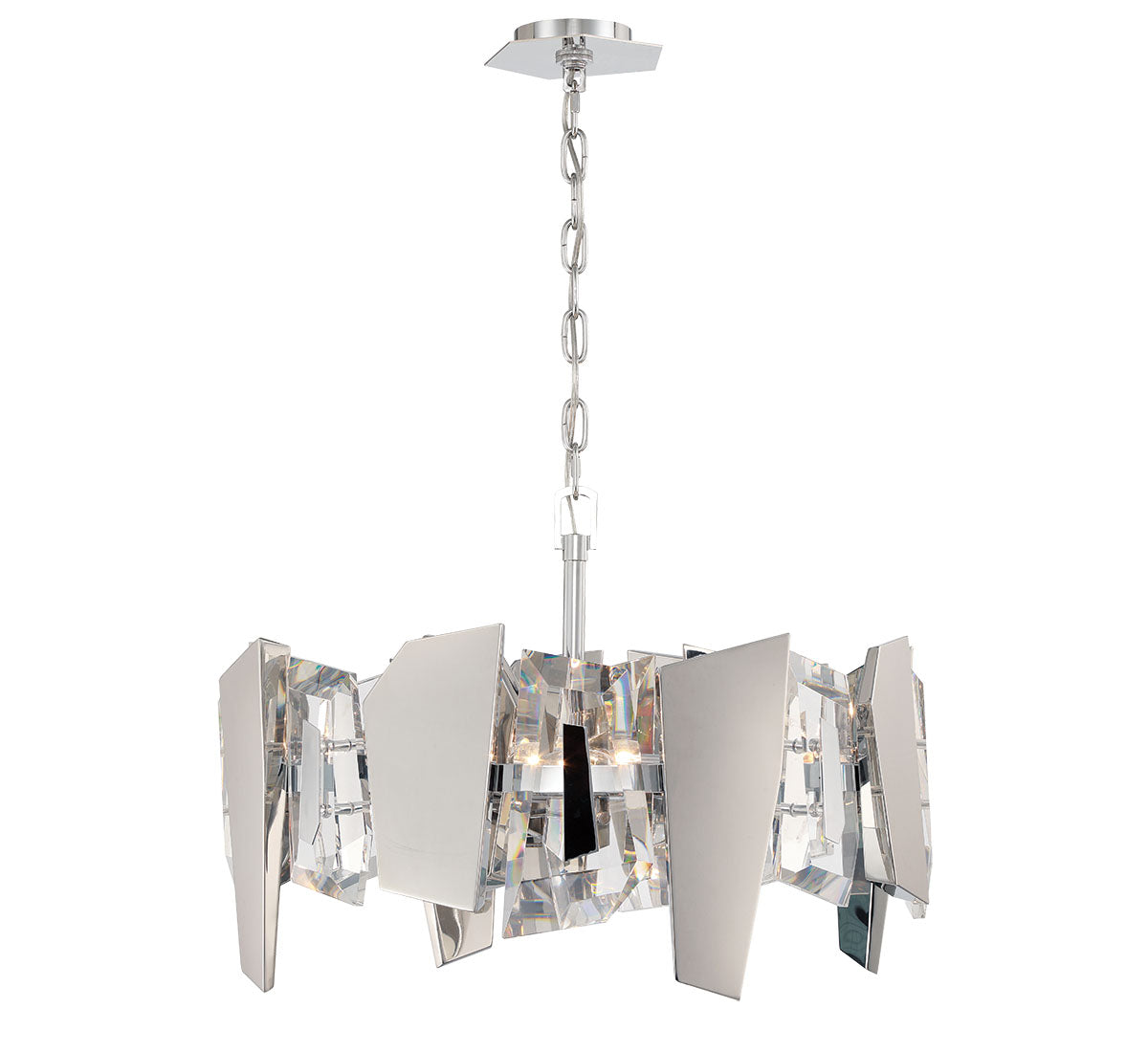 CASTELLANA 12405-01, 4 Light Convertible Ceiling Mount/Pendant