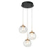 CAMERINO 12439-02, 3 Light Round LED Pendant