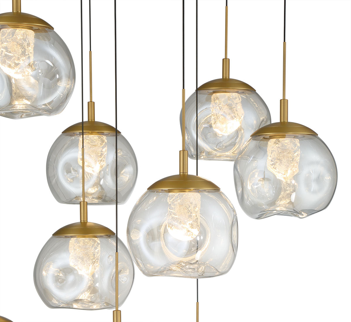 CAMERINO 12442-030, 19 Light Round LED Chandelier