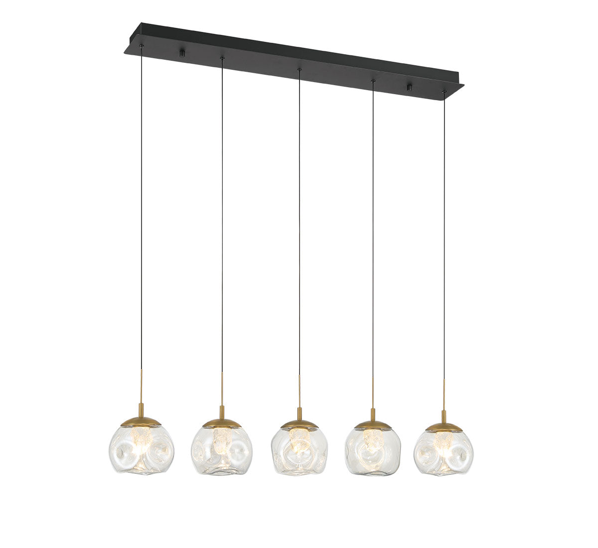 CAMERINO 12444-02, 5 Light Linear LED Chandelier